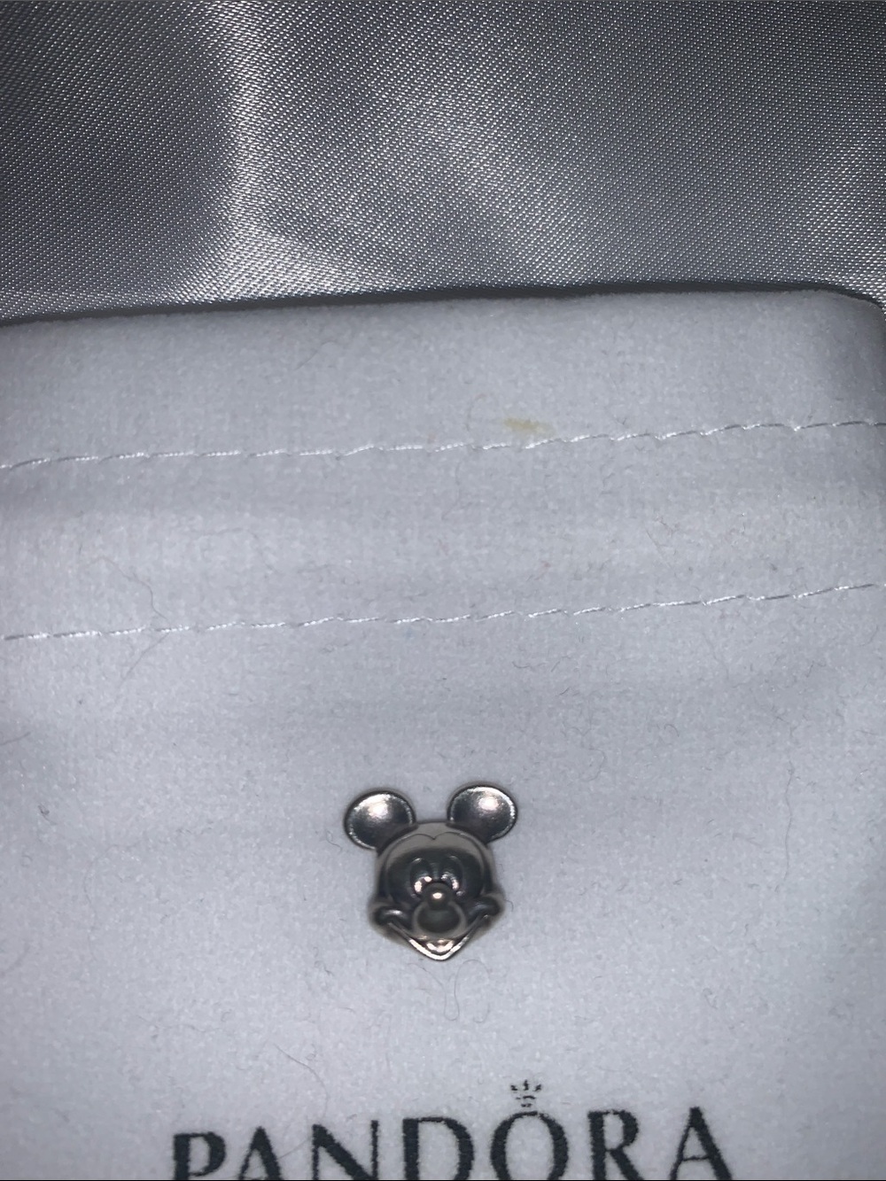Pandora Silver Mickey Head Charm